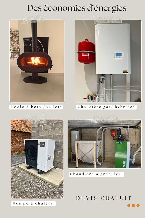 Chauffagiste toutes marques et toutes &eacute;nergies &agrave; Valenciennes