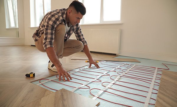 Installation de plancher chauffant près de Valenciennes